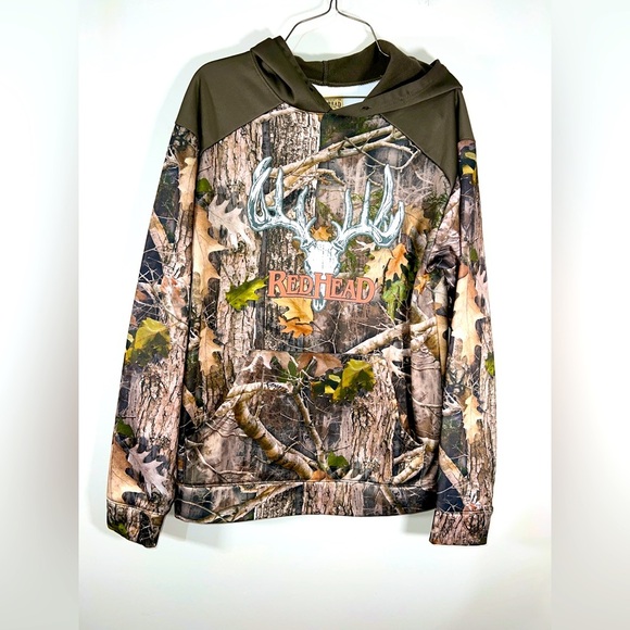 RedHead Other - RED HEAD True Timber Forest Hunting Camo Hoodie‎ Sweatshirt  (Mens Large)